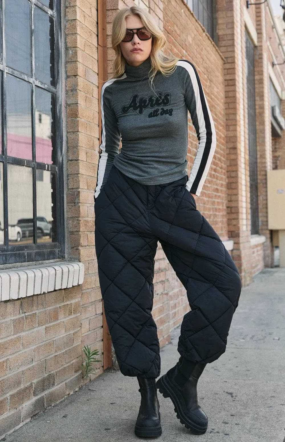 Apres All Day Mockneck | Heather Grey