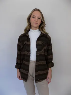 Dark Chocolate Vintage Shacket