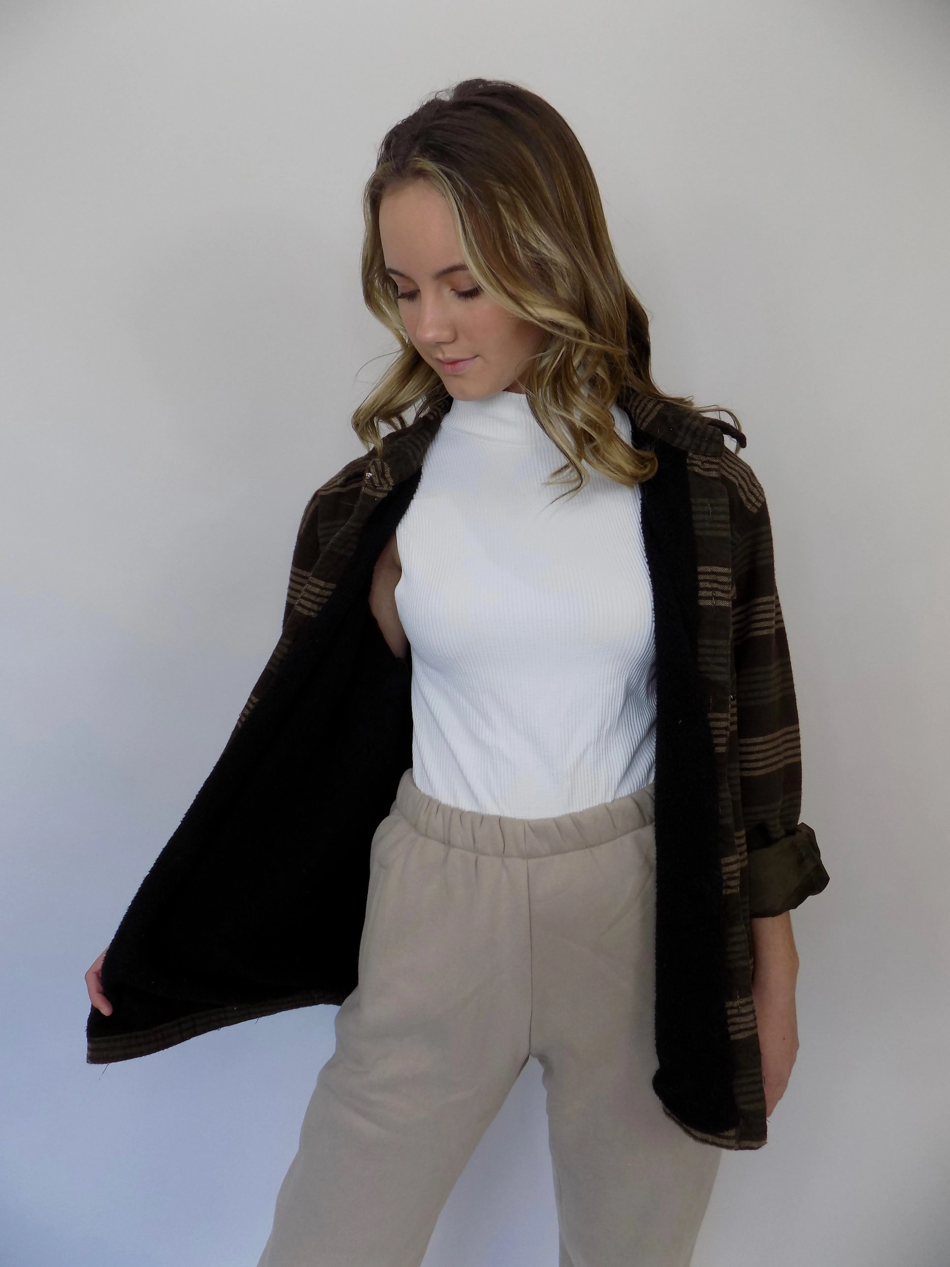 Dark Chocolate Vintage Shacket