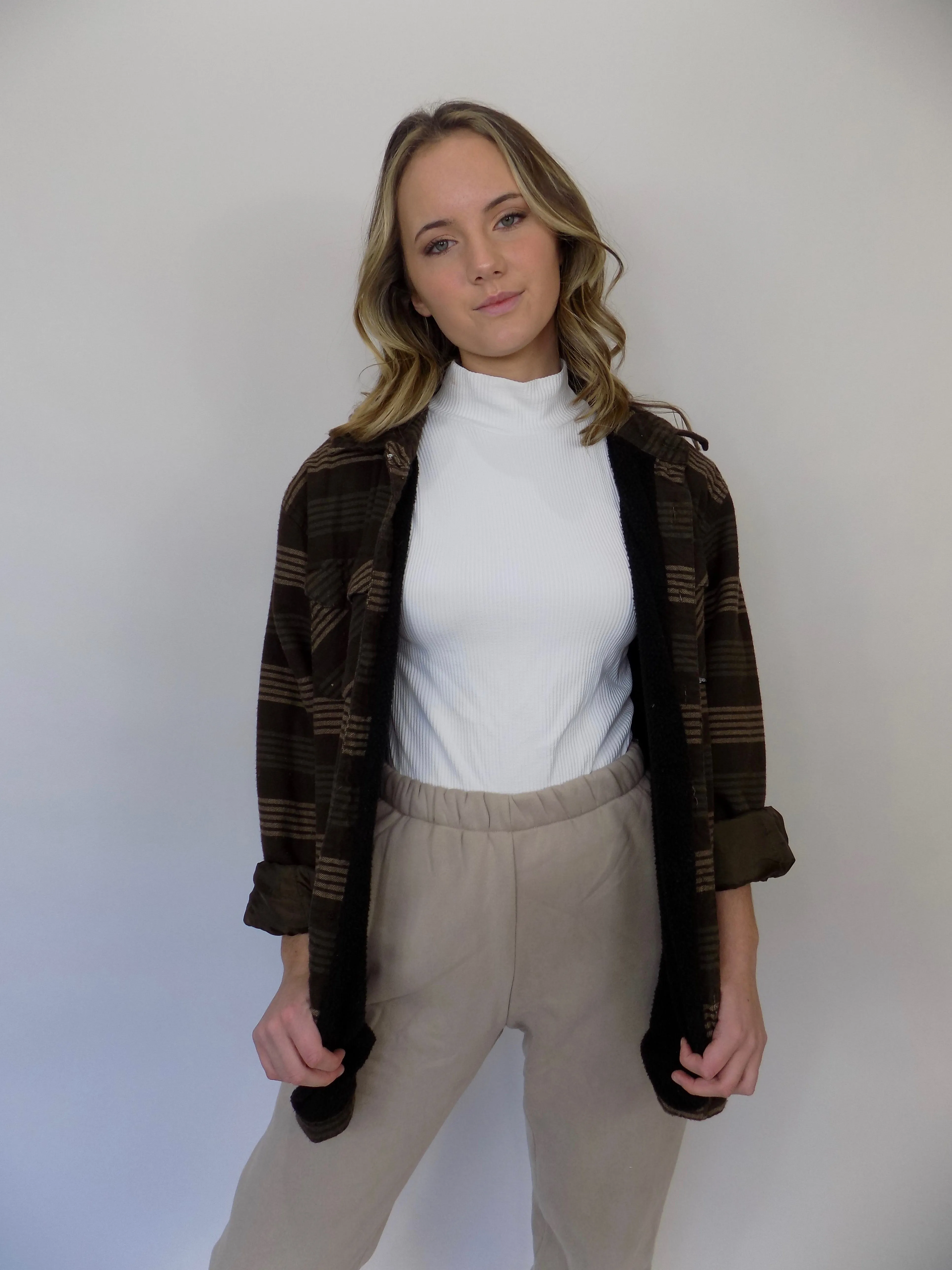 Dark Chocolate Vintage Shacket