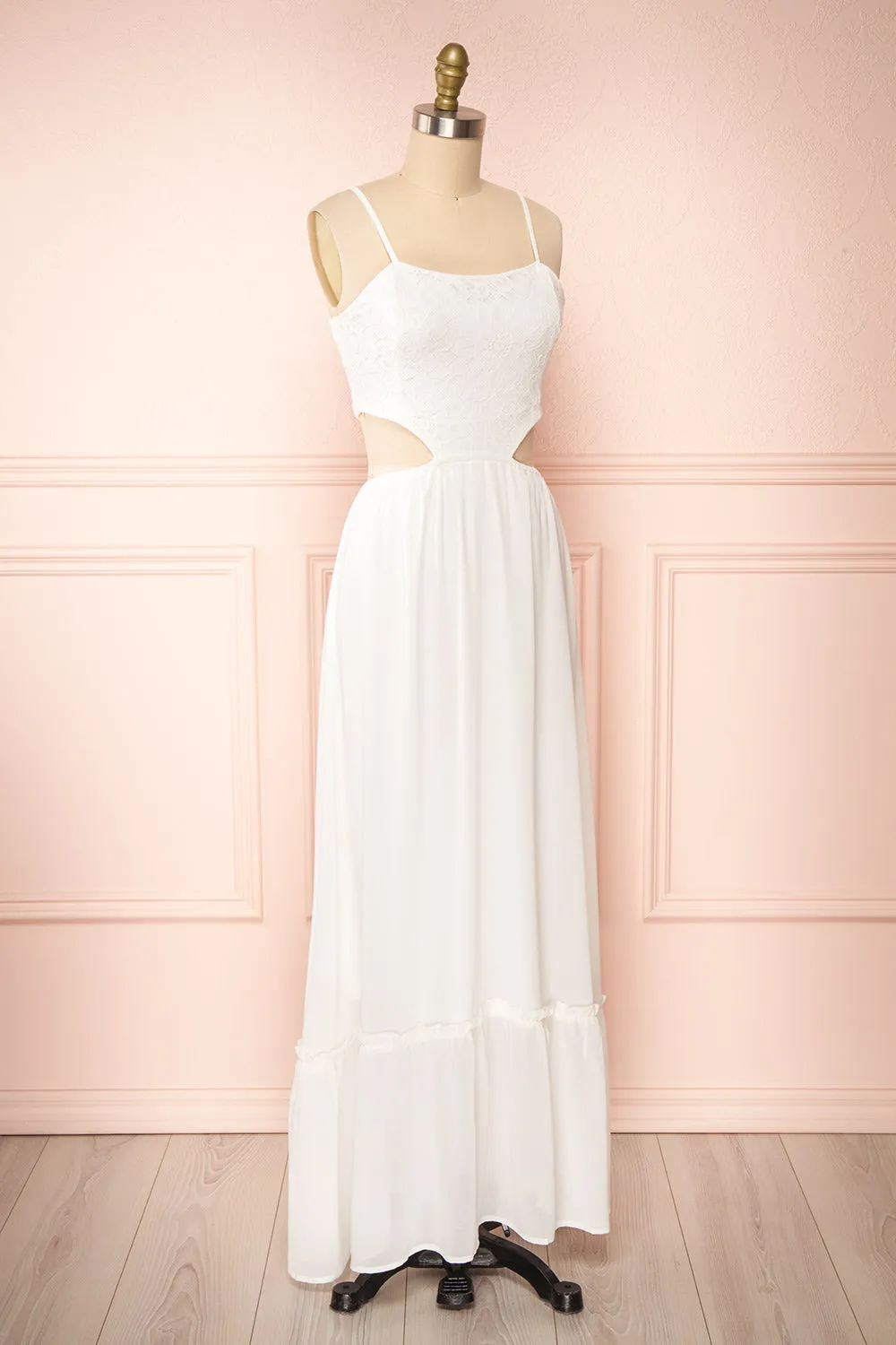 Decima | Sleeveless Maxi Dress w/ Cut-Outs