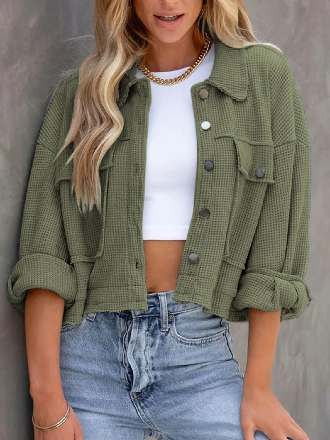 Over The Edge Button Up Shacket