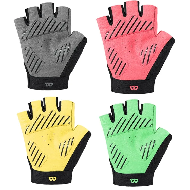 WEST BIKING YP0211210 Mountain Cycling Gloves Half Finger Breathable Anti-Slip Gloves Riding Equipment, Size: XL(Dark Grey)